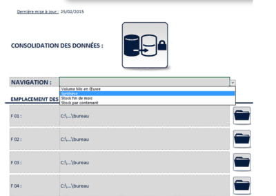 Exemples excel de consolidation de données