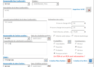 Exemple outil de gestion excel