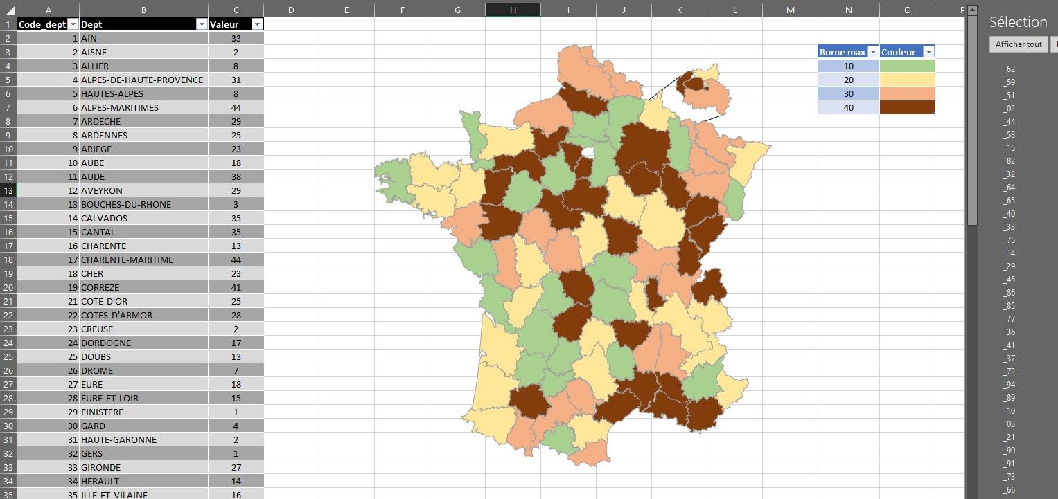 VBA mettre en couleur des images